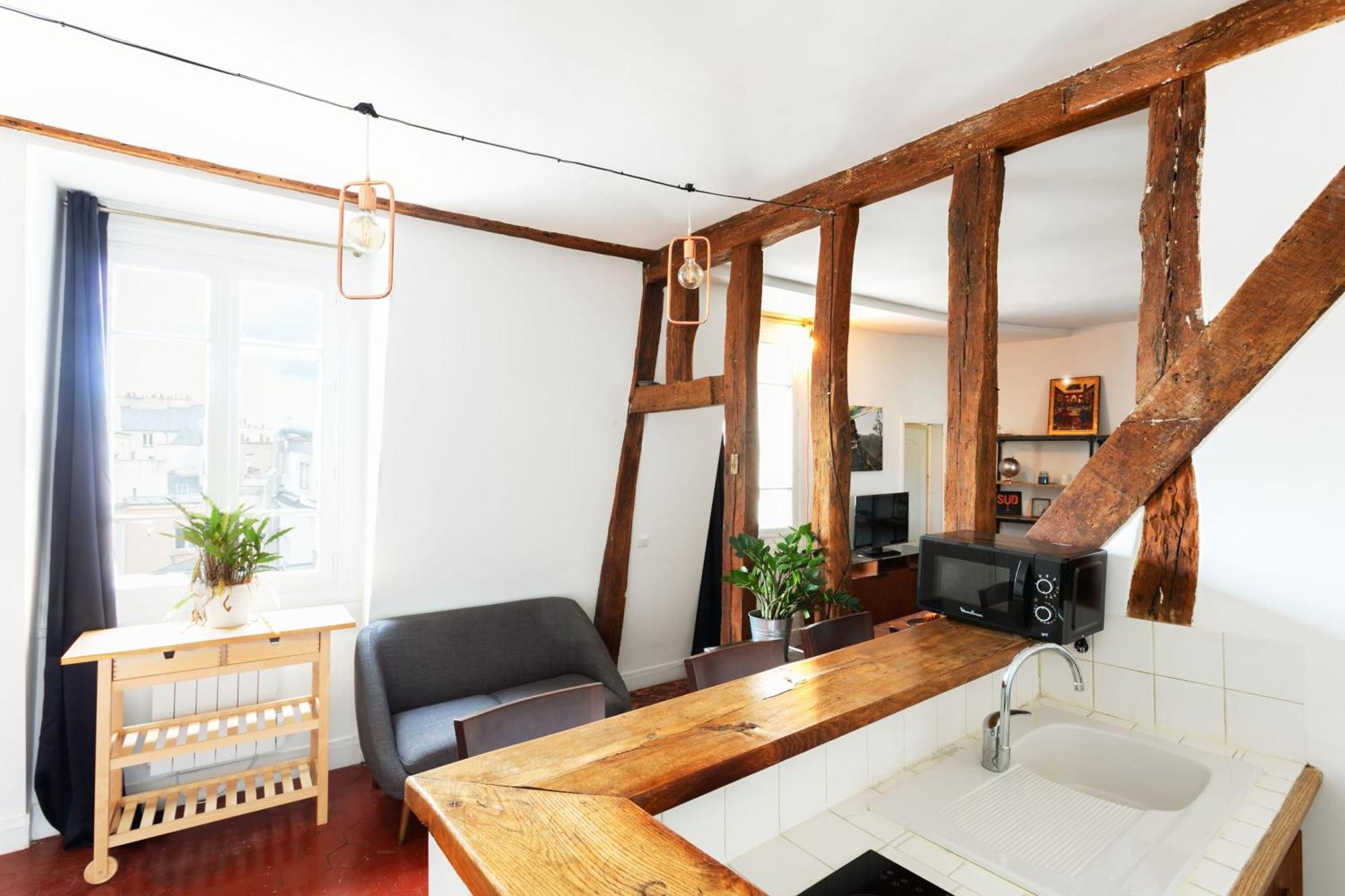 Central Paris 1Br Cozy Apartamento Exterior foto