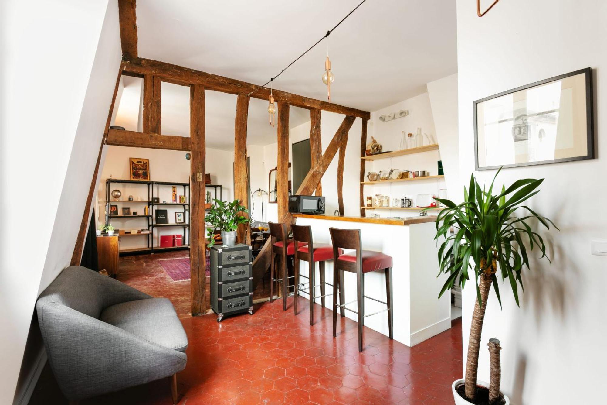 Central Paris 1Br Cozy Apartamento Exterior foto