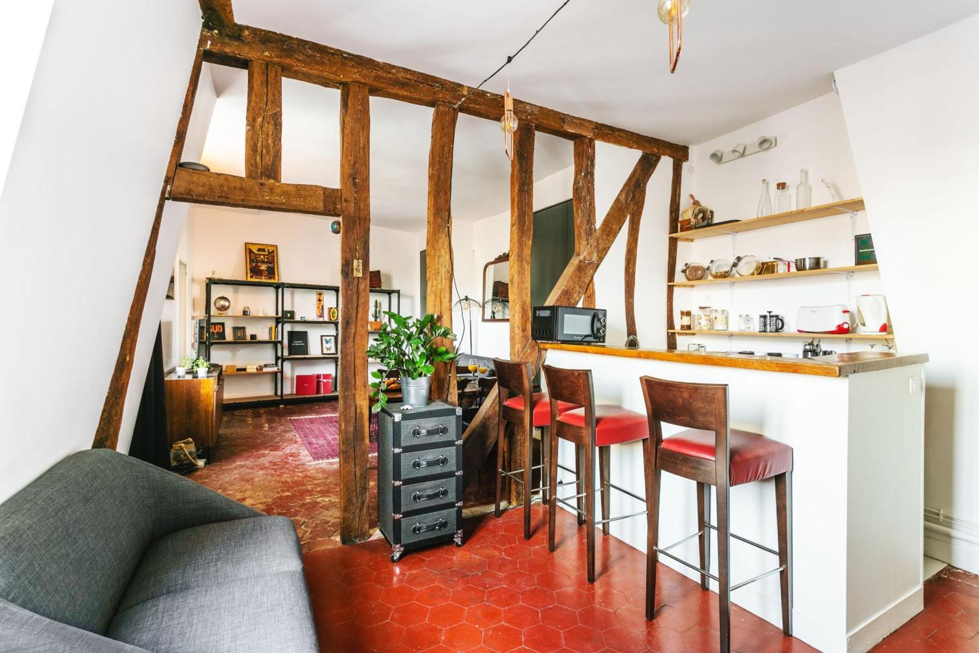 Central Paris 1Br Cozy Apartamento Exterior foto