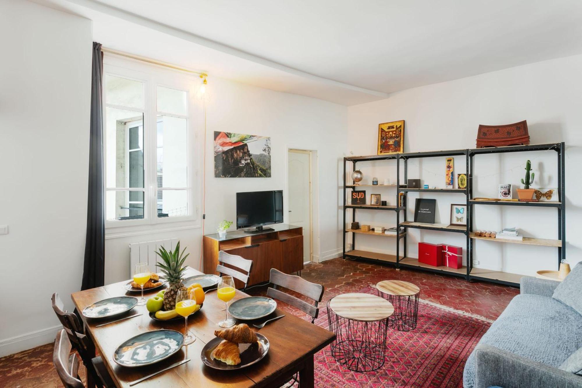 Central Paris 1Br Cozy Apartamento Exterior foto